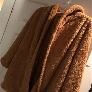 New fuzzy teddy bear jacket 🤩🤩